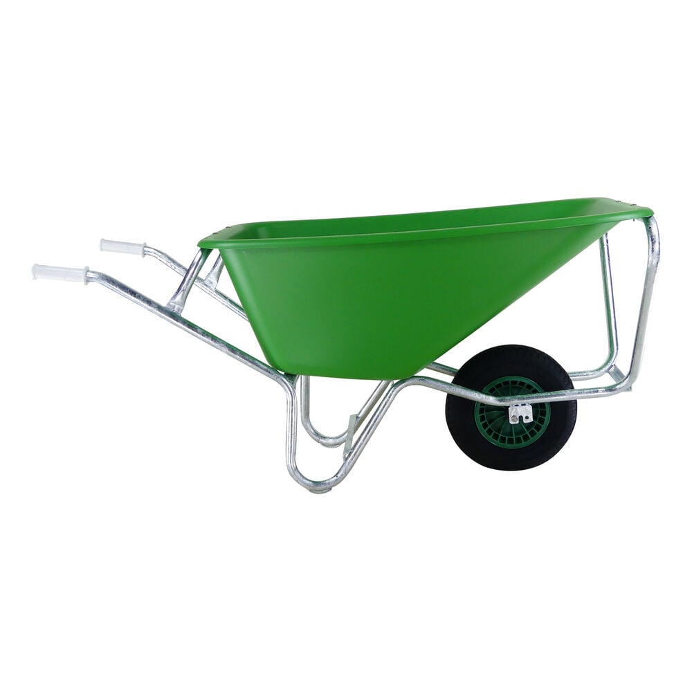 Altrad Fort F&S 165 Farm & Stable - Kruiwagen - Groen - 165 liter - 20 cm