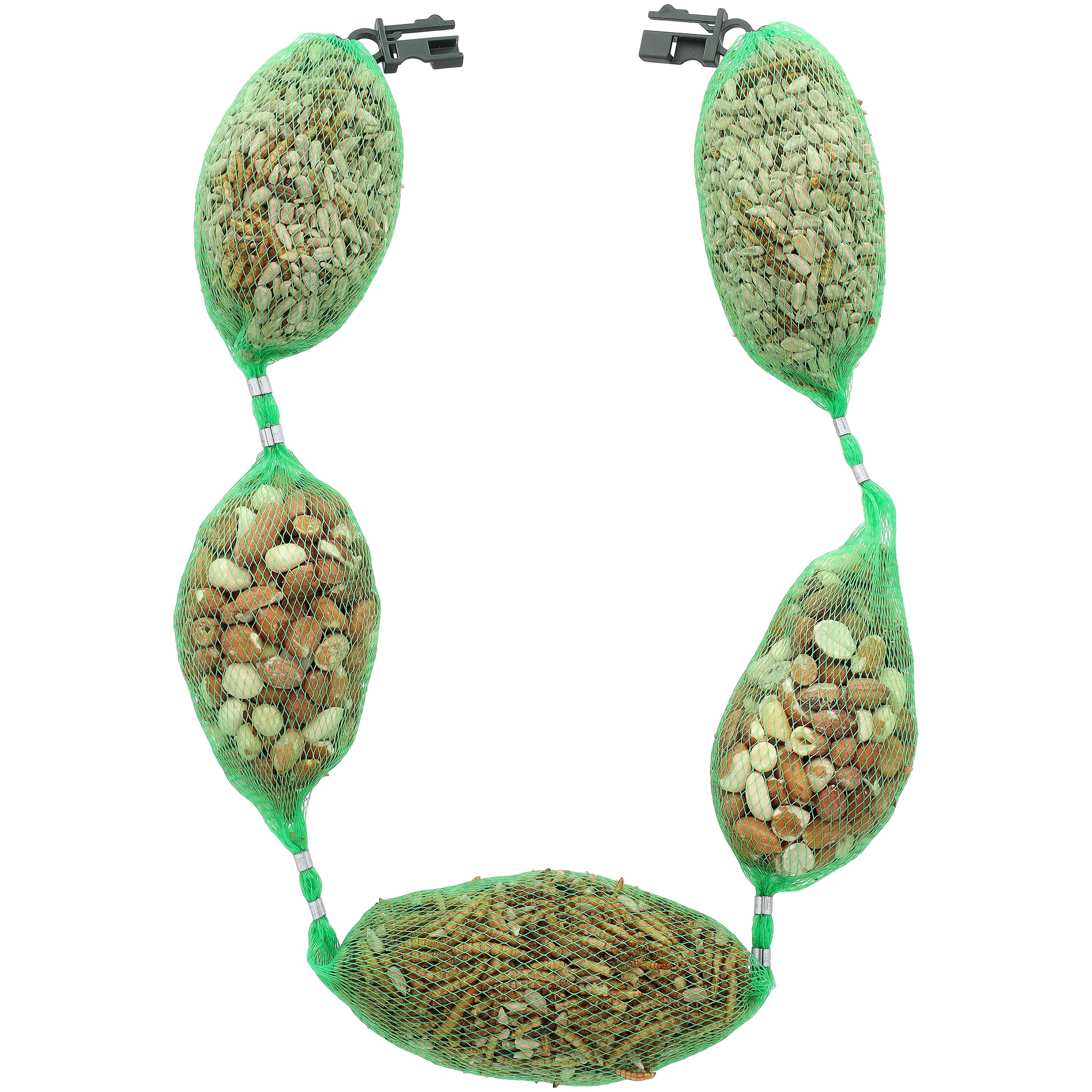 Welkoop - Klikslinger Meelwormen en Pinda's - Tuinvogelvoer - 360 Gram