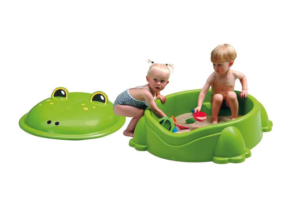Zandbak Freddy de Kikker - Groen - 20x92x84 cm