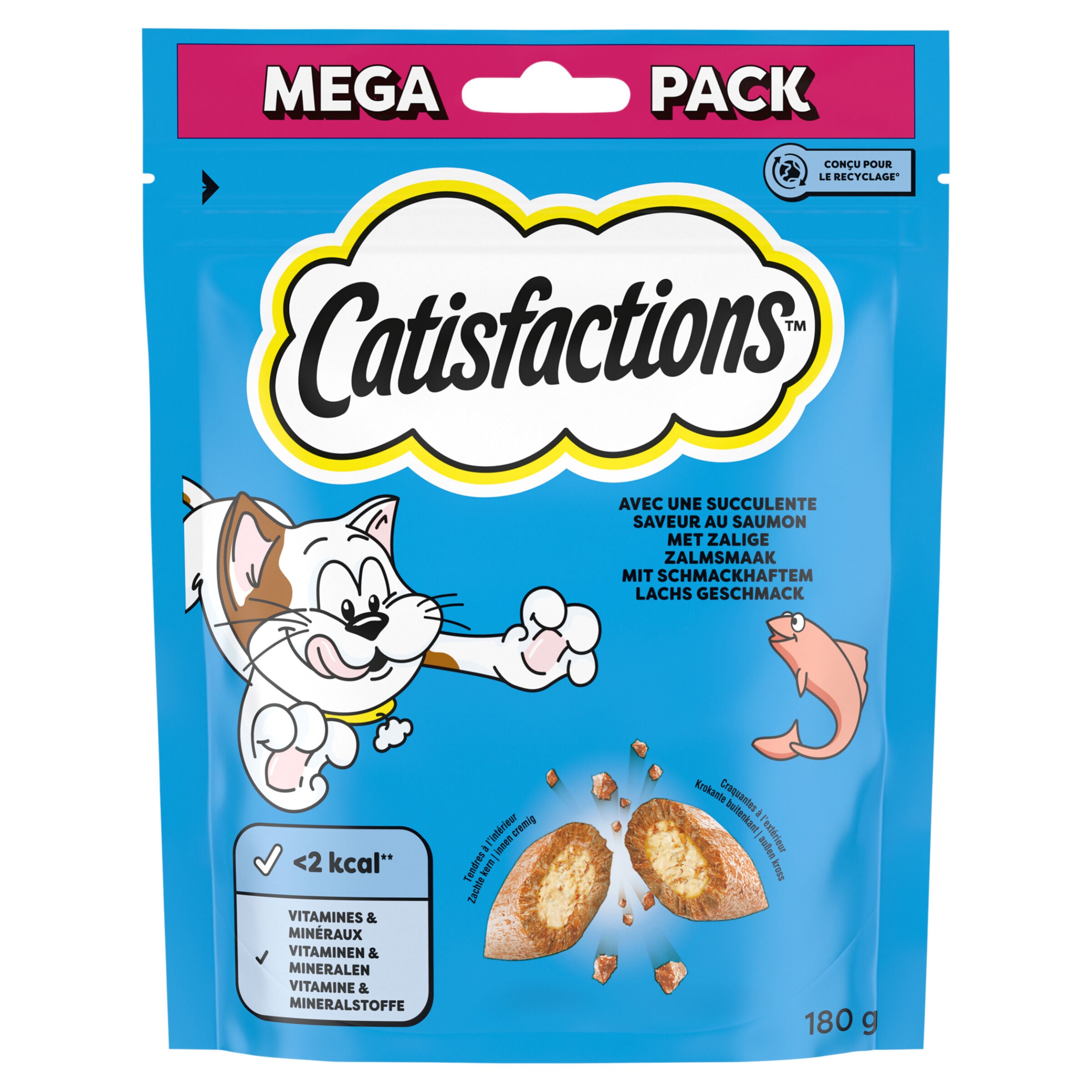 Catisfactions - Kattensnack - 180 Gram - zalm Catisfactions - Kattensnack - 180 Gram - zalm