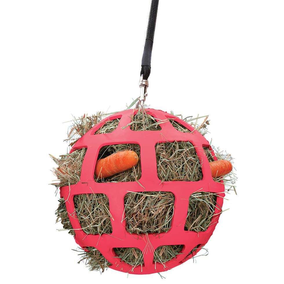 Excellent Hay Slowfeeder - Voerbal - Roze - 22x22x22 cm