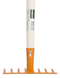 Welkoop Kinderharkje - Harken - Kindertuingereedschap - 15 cm - Oranje - 75 cm