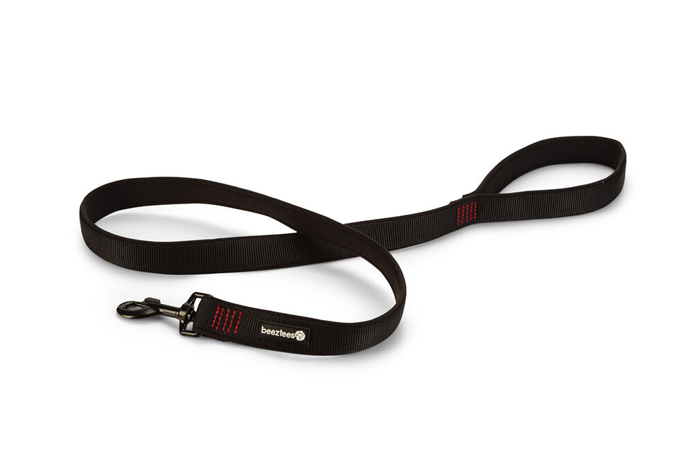 Beeztees Premium Parinca - Hondenriem - zwart - 120 cm