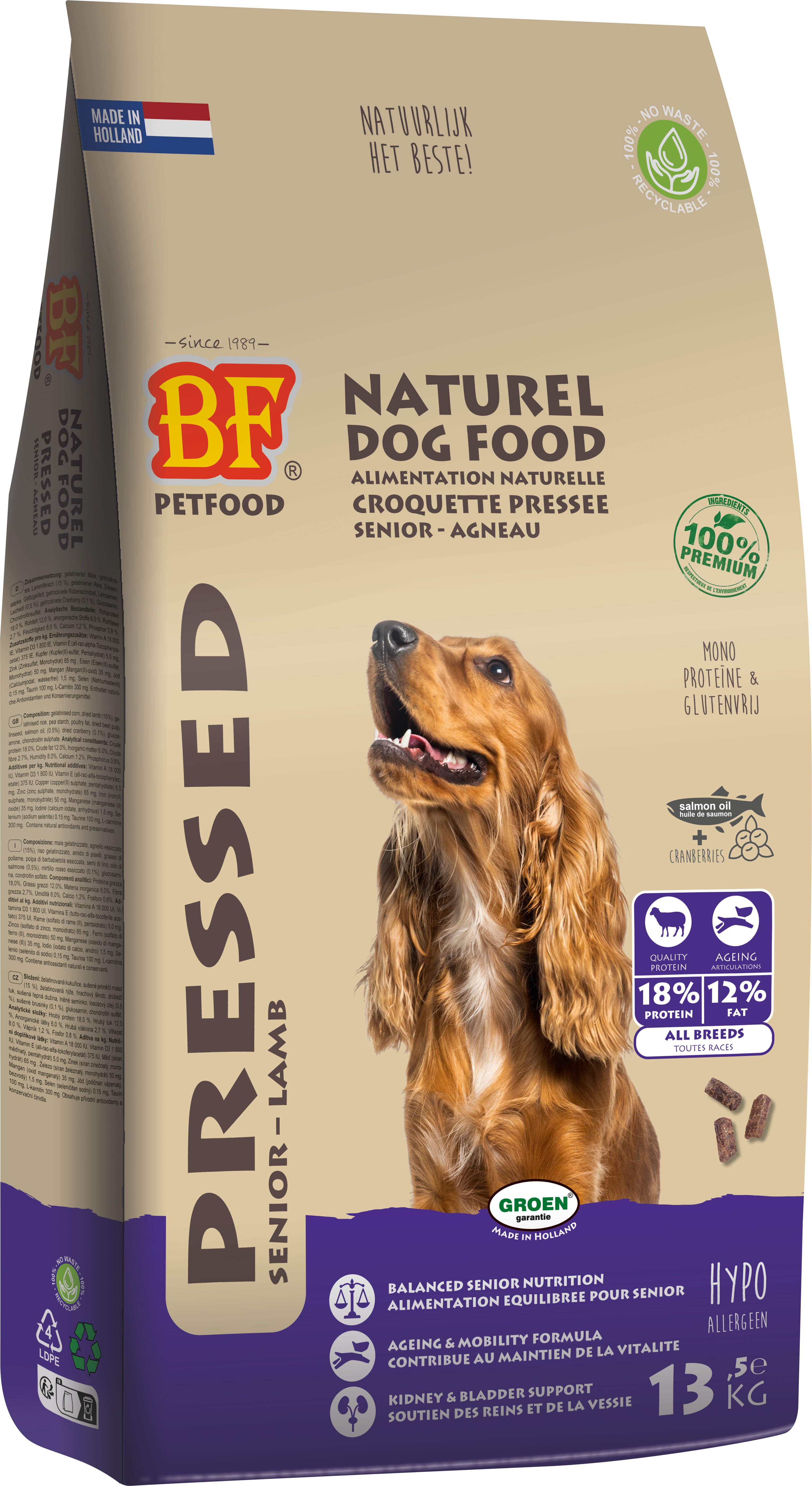 BF Petfood Senior - Hondenvoer BF Petfood Senior - Hondenvoer