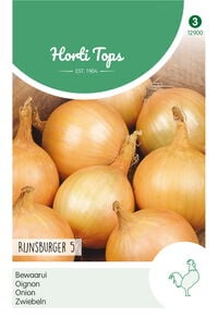 Hortitops Uien Allium cepa Rijnsburger, Bolronde Gele - Uien