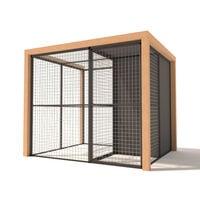 Glorenza Noor - Kattenren - Antraciet - 187x190x224 cm