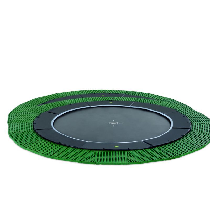 Exit Dynamic - Groundlevel trampoline - Zwart - 427 cm Exit Dynamic - Groundlevel trampoline - Zwart - 427 cm