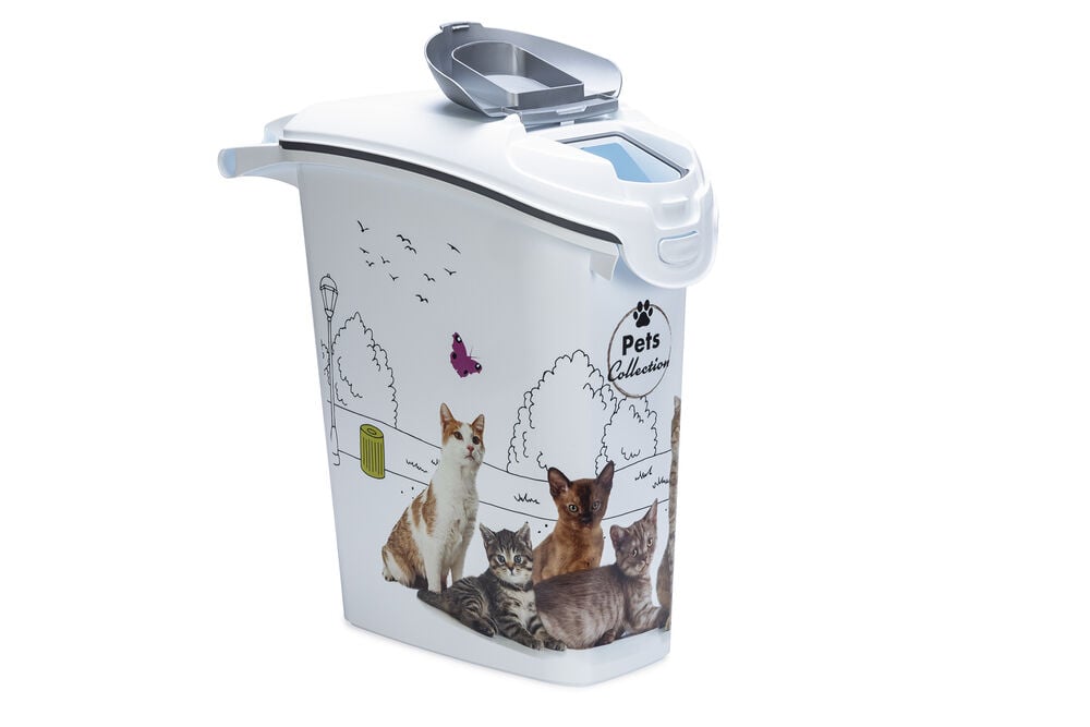 Curver Kat - Voercontainer - 23 l - Wit