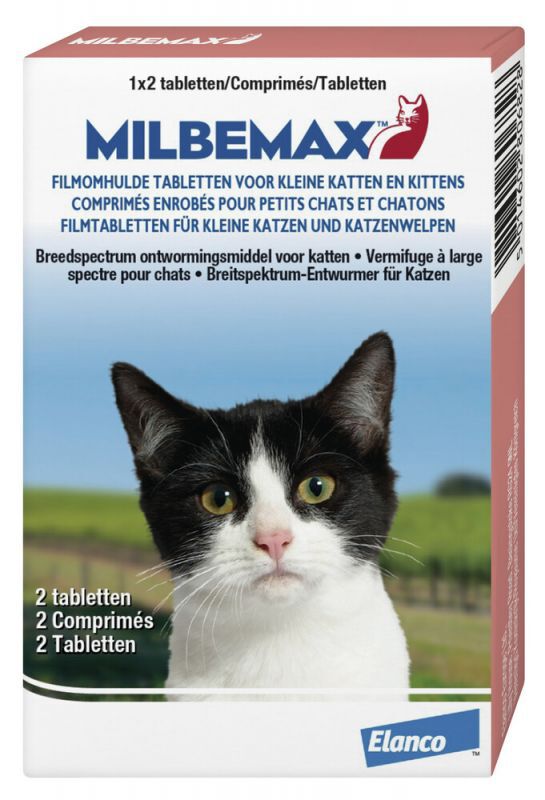 Milbemax Tablet - Ontworming Kleine katten en kittens
