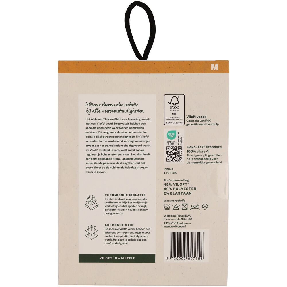 Welkoop - Thermoshirt - Antraciet - M