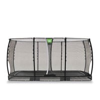 Exit Allure Classic - Inground trampoline - Zwart - 200x437x266 cm