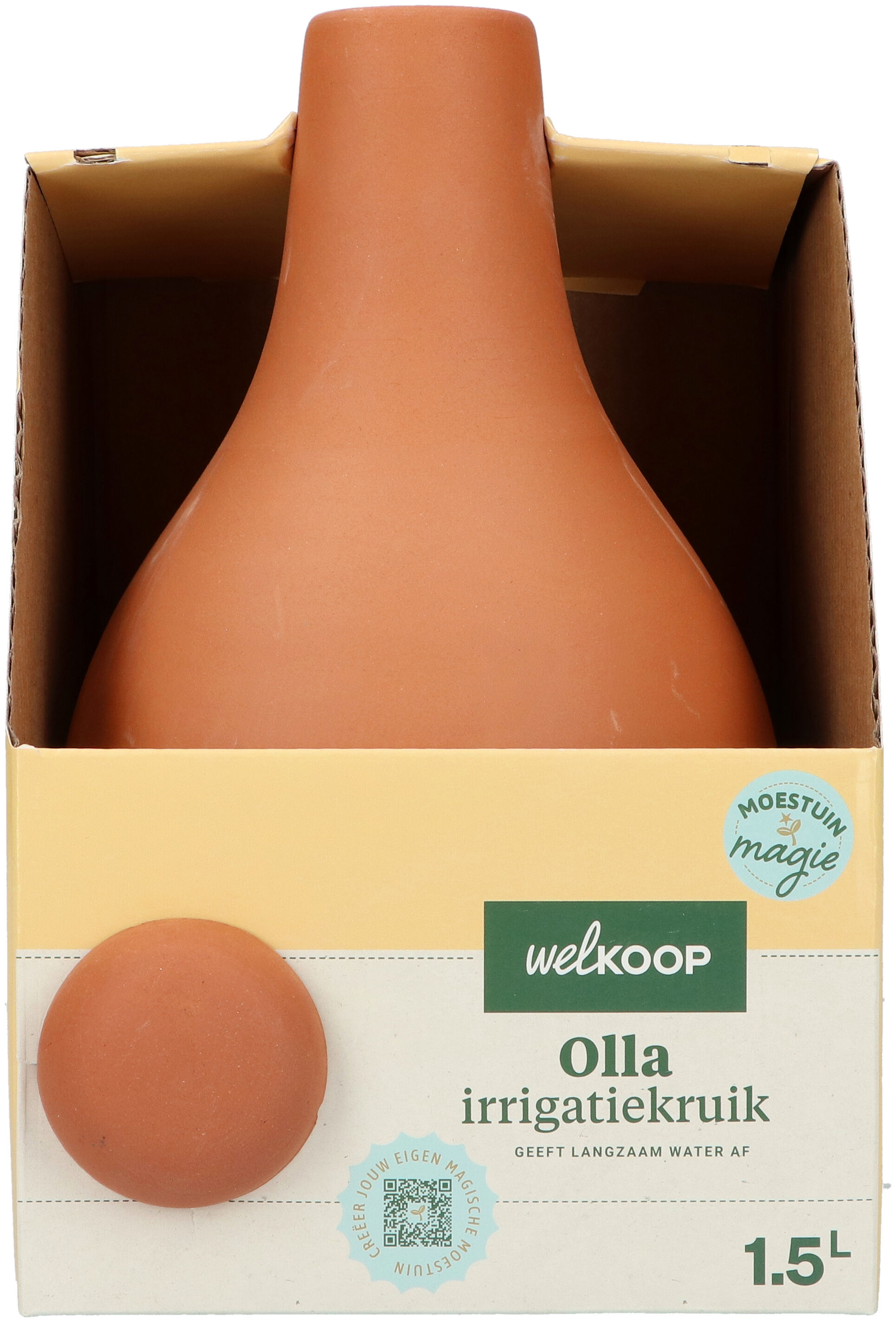 Welkoop Moestuin Magie Olla - Waterkruik - Oranje - 24x15x17.5 cm