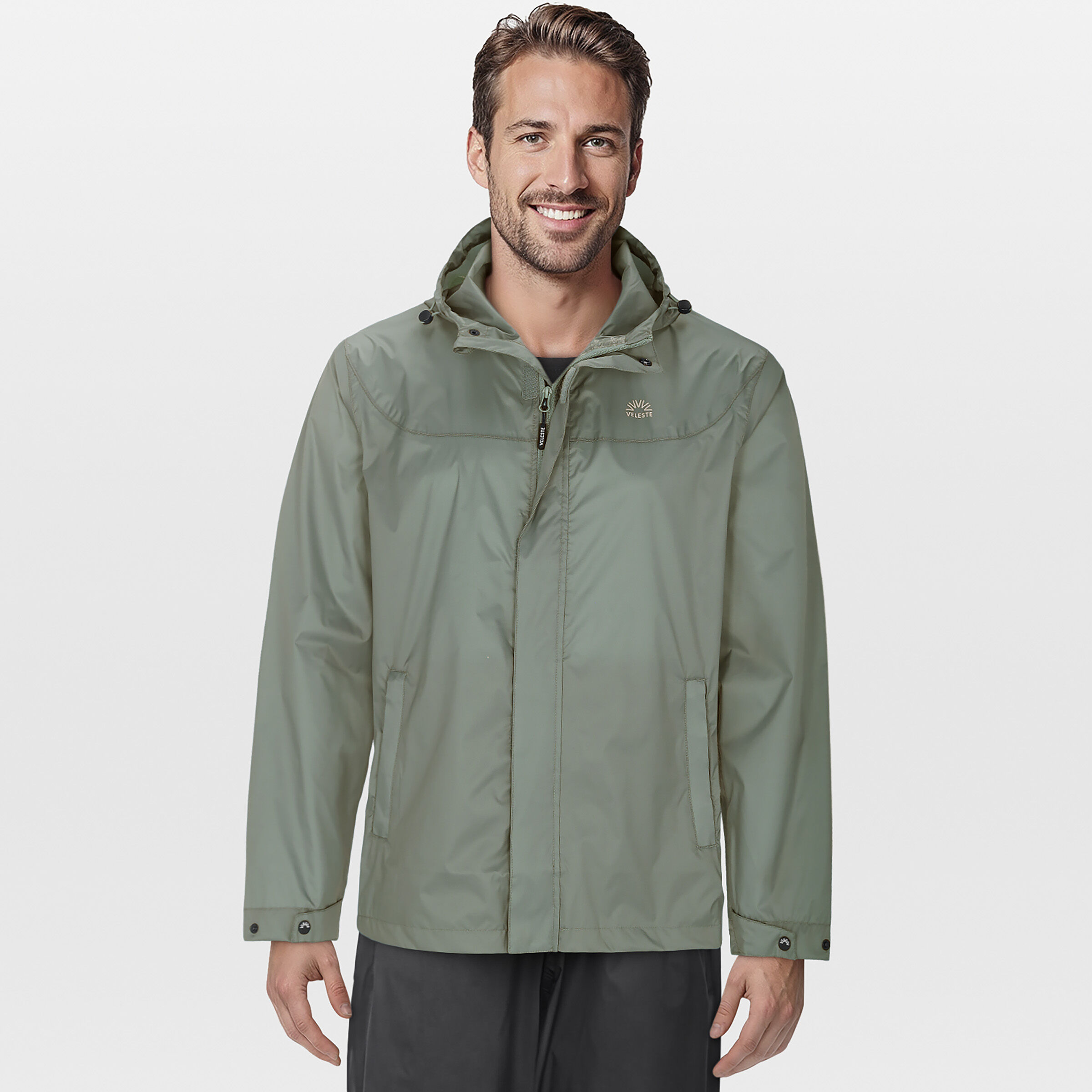 Veleste - Regenjas - Donkergroen - XL Veleste - Regenjas - Donkergroen - XL