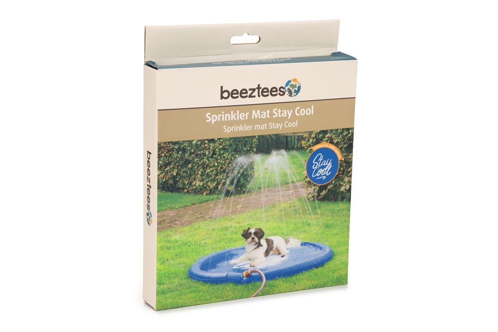 Beeztees Stay cool - Sprinkler mat -Waterspeelgoed hond - blauw - 27.8x100x4.7 cm