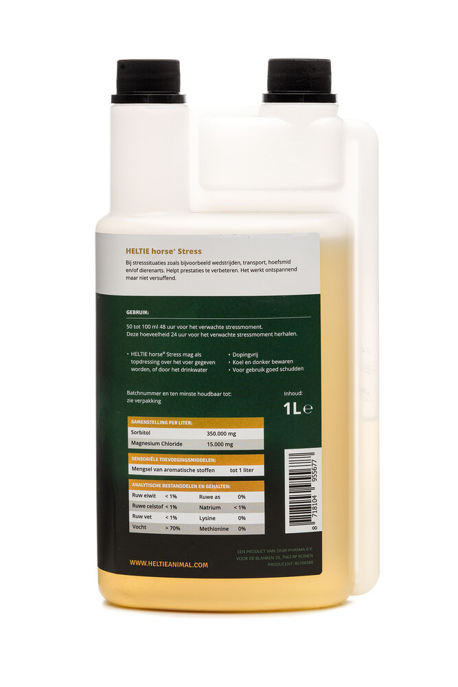 Heltie Horse Stress - Supplement - 1 Liter - Flacon