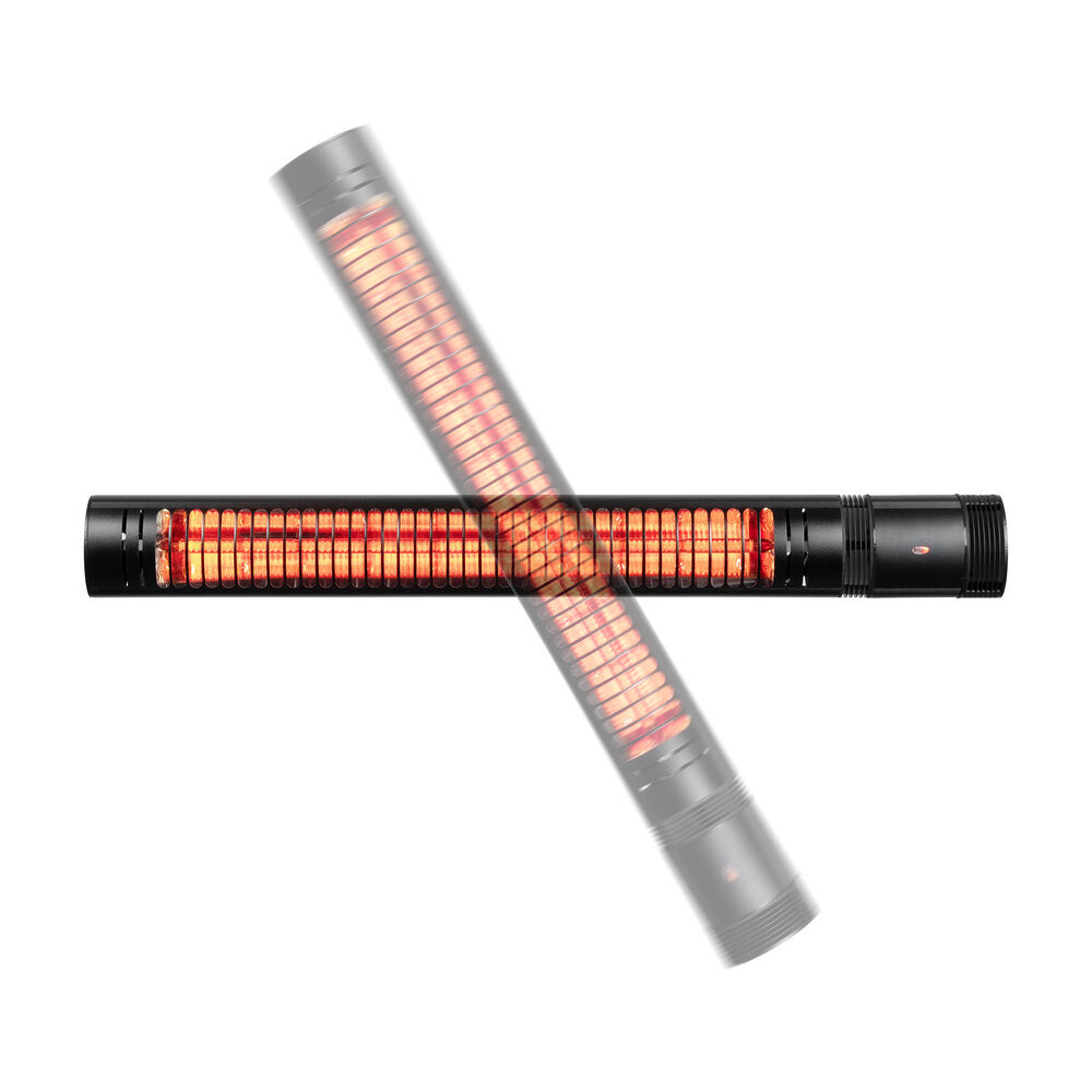 Eurom Golden 2000 Slim - Hangende terrasverwarmer - Zwart - 2000 W