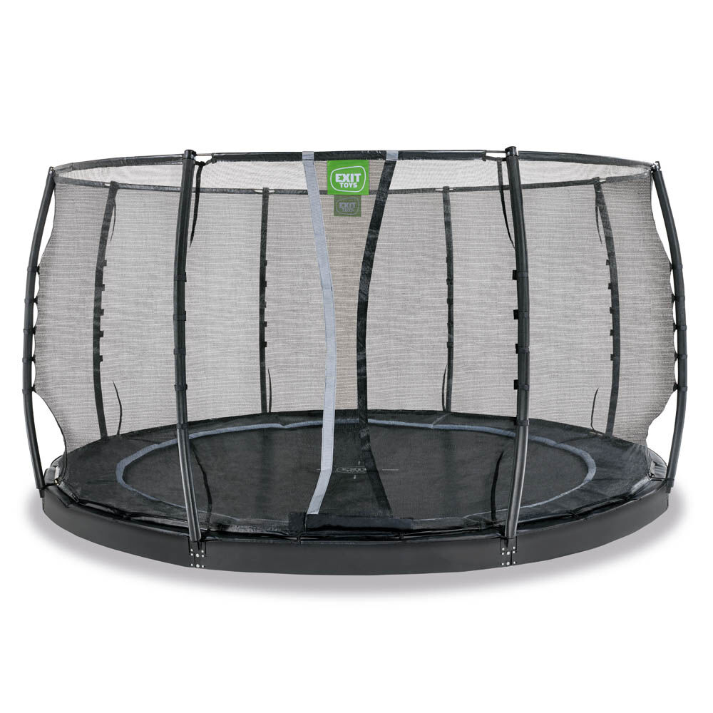Exit Dynamic - Groundlevel trampoline - Zwart - 427 cm Exit Dynamic - Groundlevel trampoline - Zwart - 427 cm