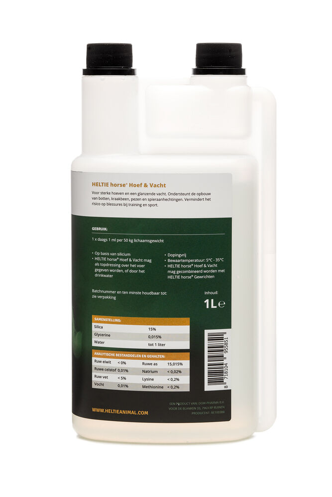 Heltie Horse Silicium - Supplement - 1 Liter - Flacon
