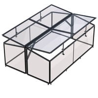 Royal Well Parsley Planter - Broeikas - Zwart - 80x120x46 cm - Veiligheidsglas