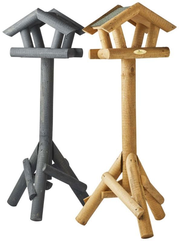 Vogelbescherming Gazebo - Voederhuis op paal - Bruin