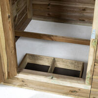 Voldux Britt XL - Kippenhok - Naturel