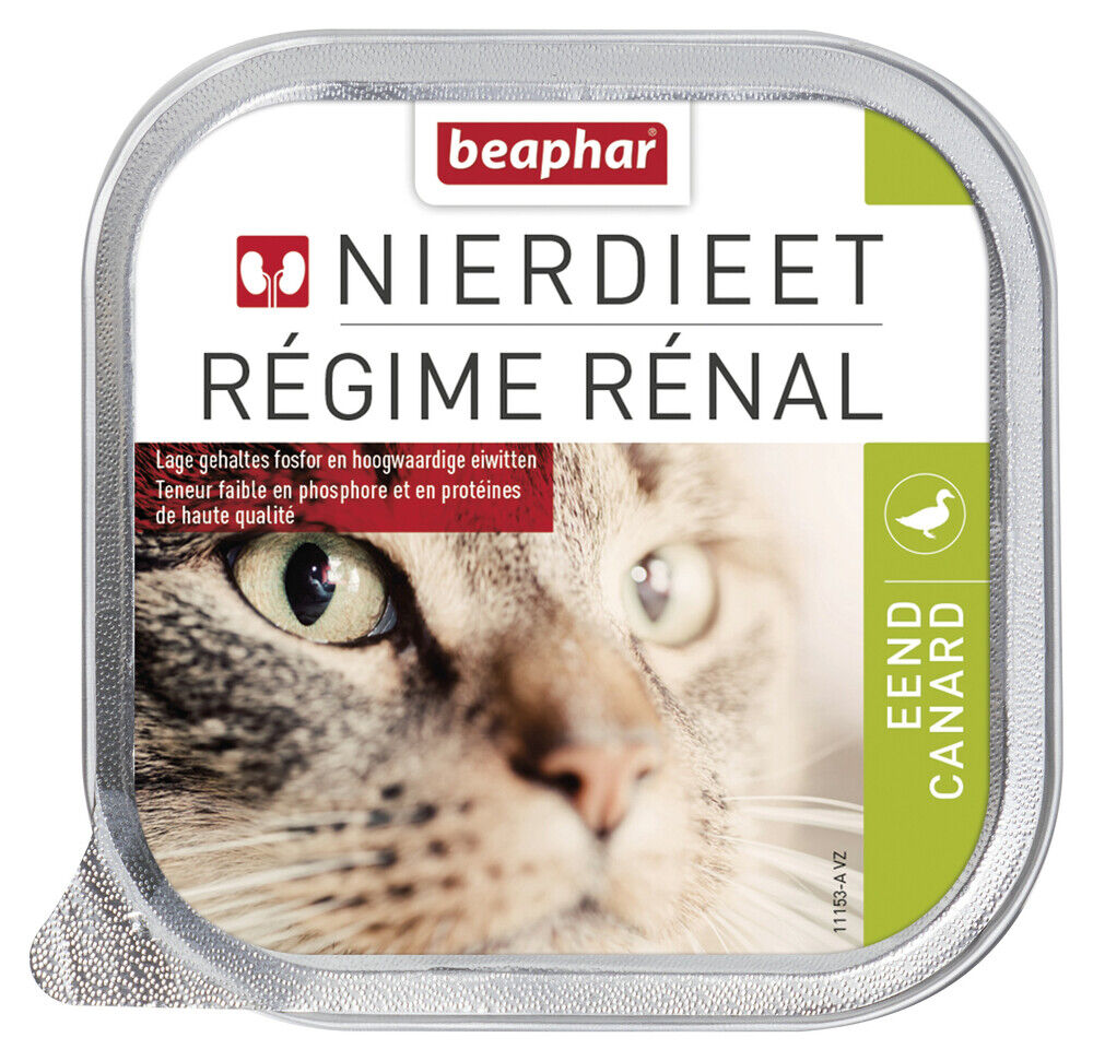 Beaphar Nierdieet - Kattenvoer - 100 Gram - eend Beaphar Nierdieet - Kattenvoer - 100 Gram - eend