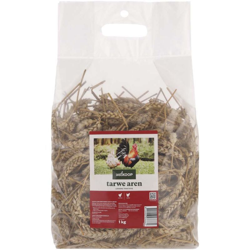 Welkoop Tarwe aren - Kippensnack - 800 Gram Welkoop Tarwe aren - Kippensnack - 800 Gram