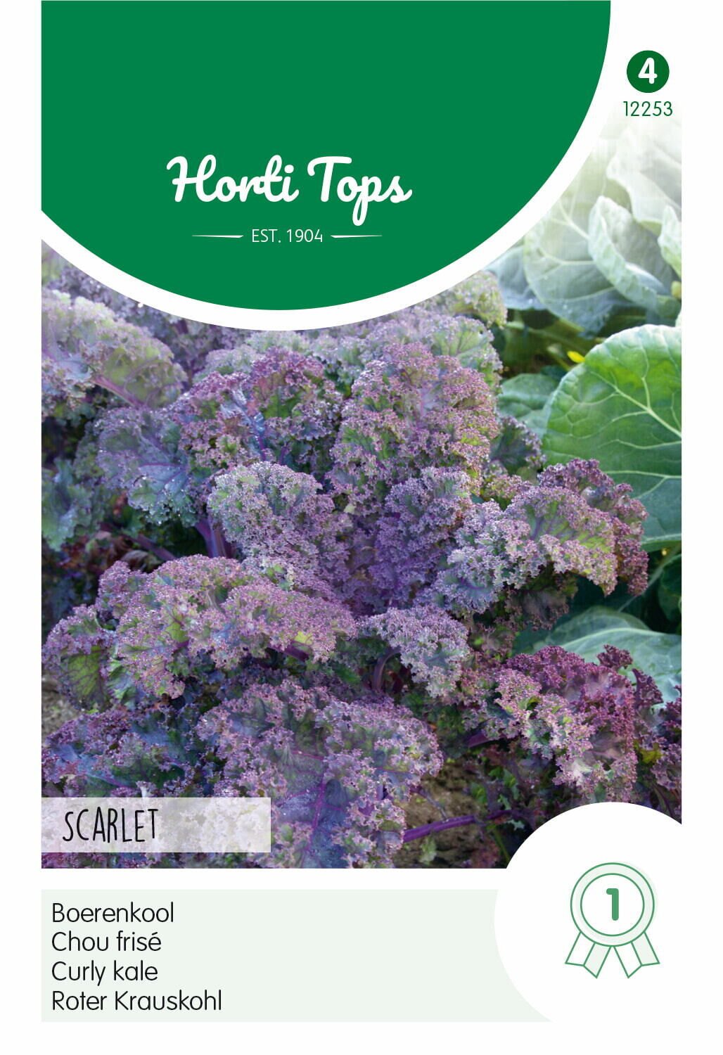 Hortitops Boerenkool Paars Scarlet Brassica oleracea - Groentezaden