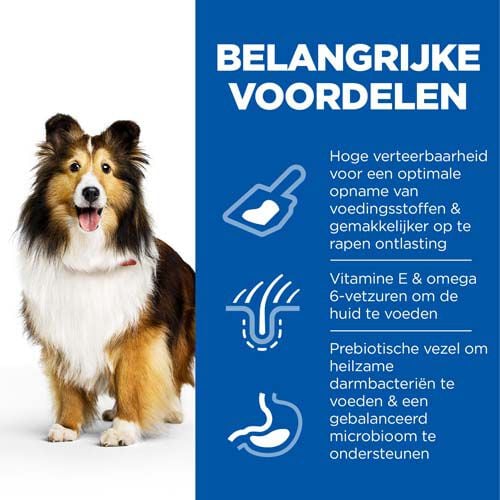 Hill's Science Plan Adult Sensitive Stomach & Skin - Hondenvoer - 12 Kilogram - kip