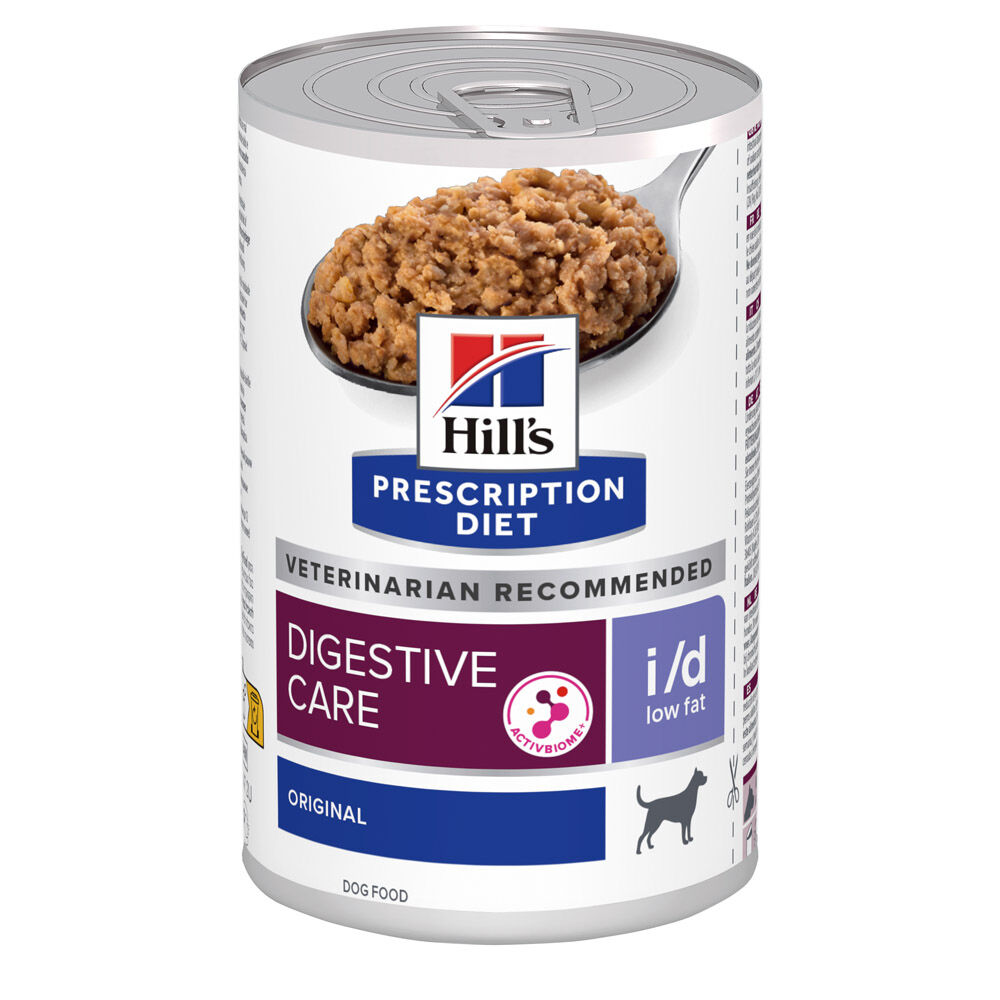 Hill's Prescription Diet i/d Low Fat Digestive Care - Hondenvoer veterinair - 360 Gram - gevogelte Hill's Prescription Diet i/d Low Fat Digestive Care - Hondenvoer veterinair - 360 Gram - gevogelte