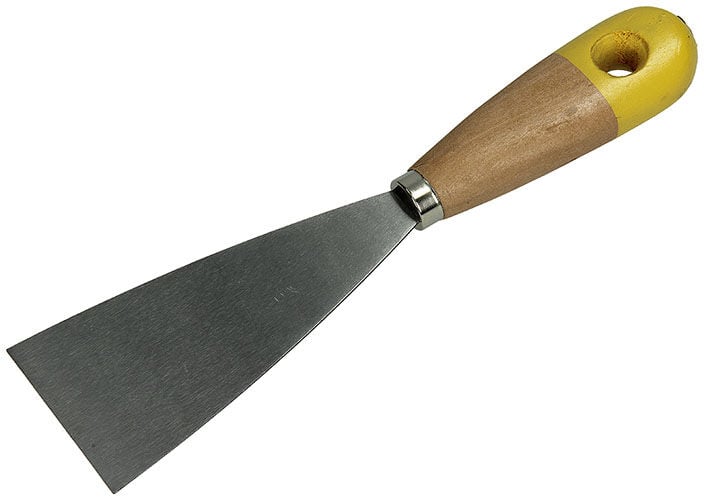 SAM - Plamuurmes 6cm - 23x6x2 cm - Geel - 22.8 cm SAM - Plamuurmes 6cm - 23x6x2 cm - Geel - 22.8 cm