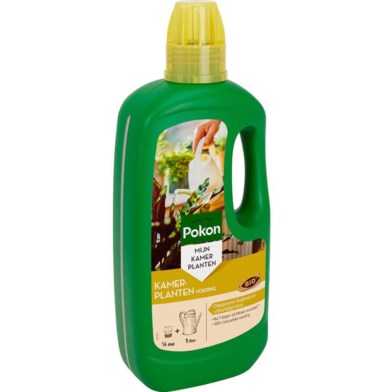 Pokon Bio Kamerplanten voeding - Siertuinmeststof - 1 Liter Pokon Bio Kamerplanten voeding - Siertuinmeststof - 1 Liter