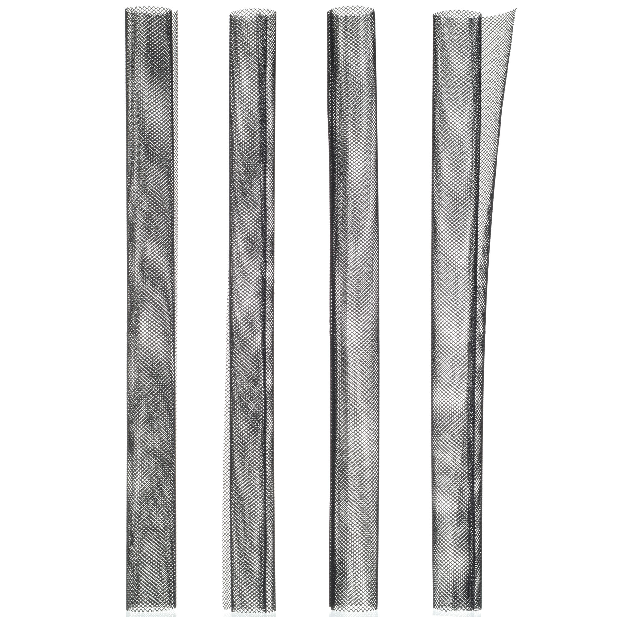 Nature Boombeschermers 4 stuks - Plantbescherming - Zwart - 70x9.5x4 cm