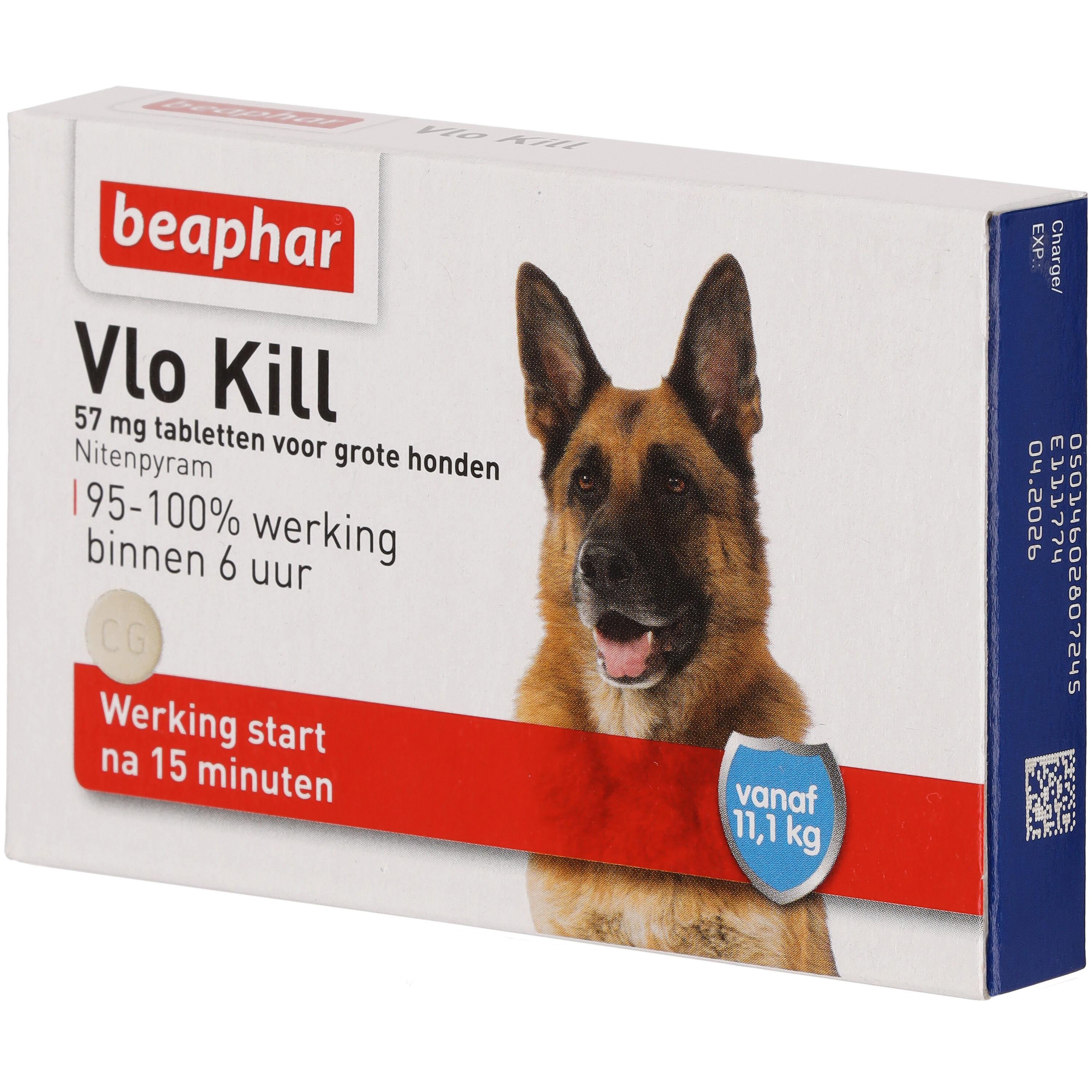 Beaphar Vlo Kill - Anti Vlooien - Tablet Hond - 6 Stuks