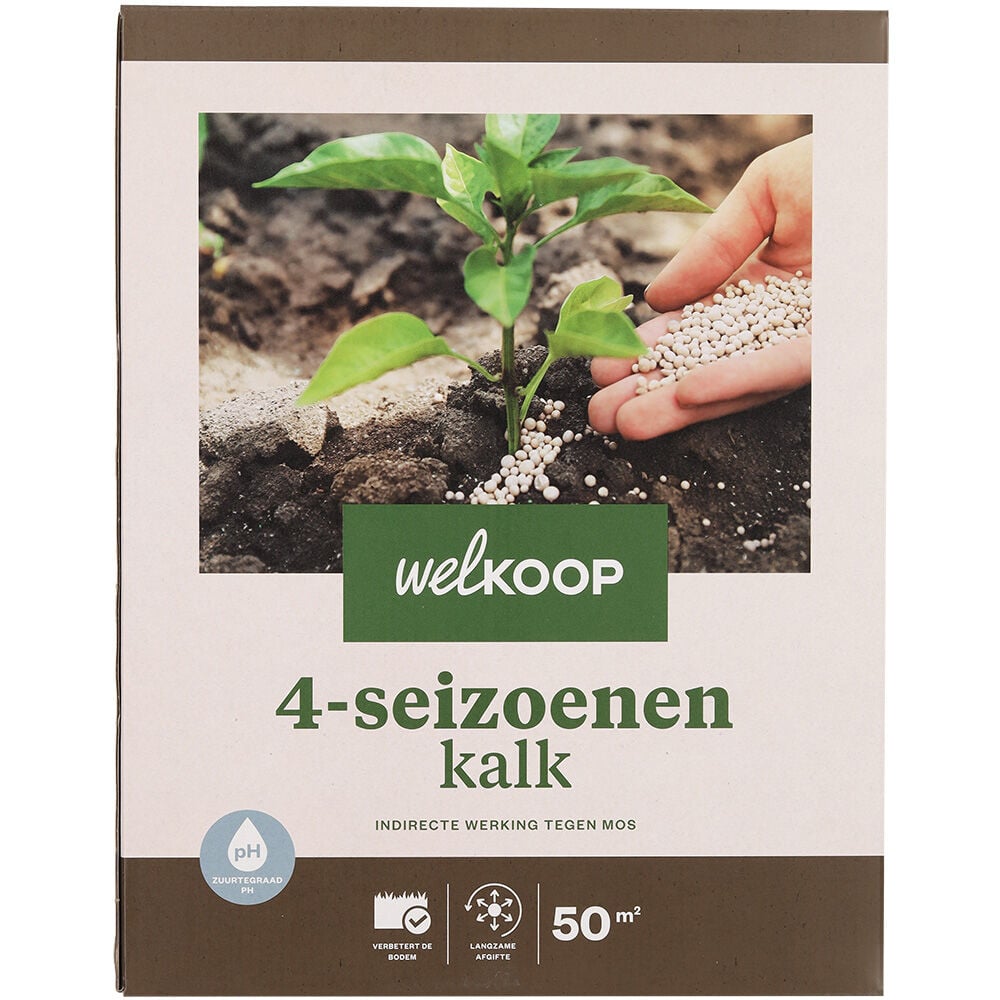 Welkoop - 4-Seizoenenkalk - 50 m2 - 4 Kilogram Welkoop - 4-Seizoenenkalk - 50 m2 - 4 Kilogram
