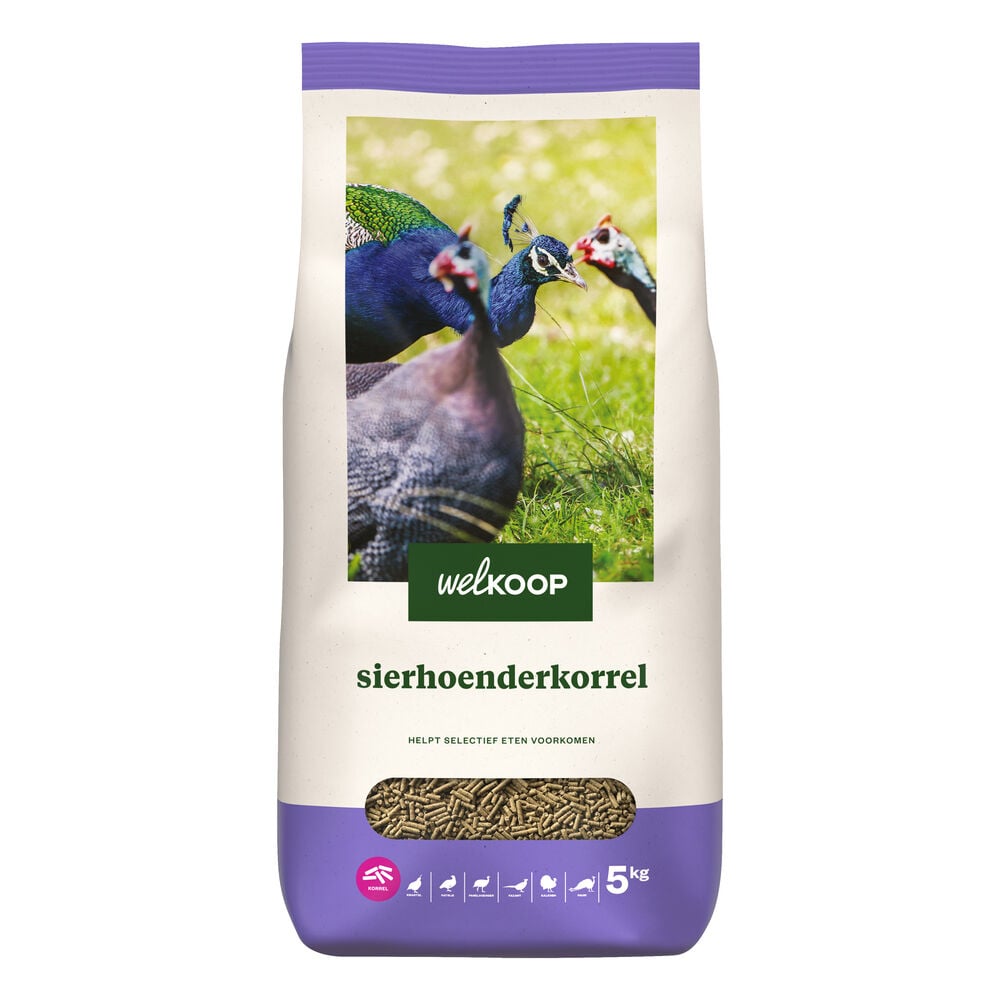 Welkoop Sierhoenderkorrel - Sierhoendervoer - 5 Kilogram Welkoop Sierhoenderkorrel - Sierhoendervoer - 5 Kilogram