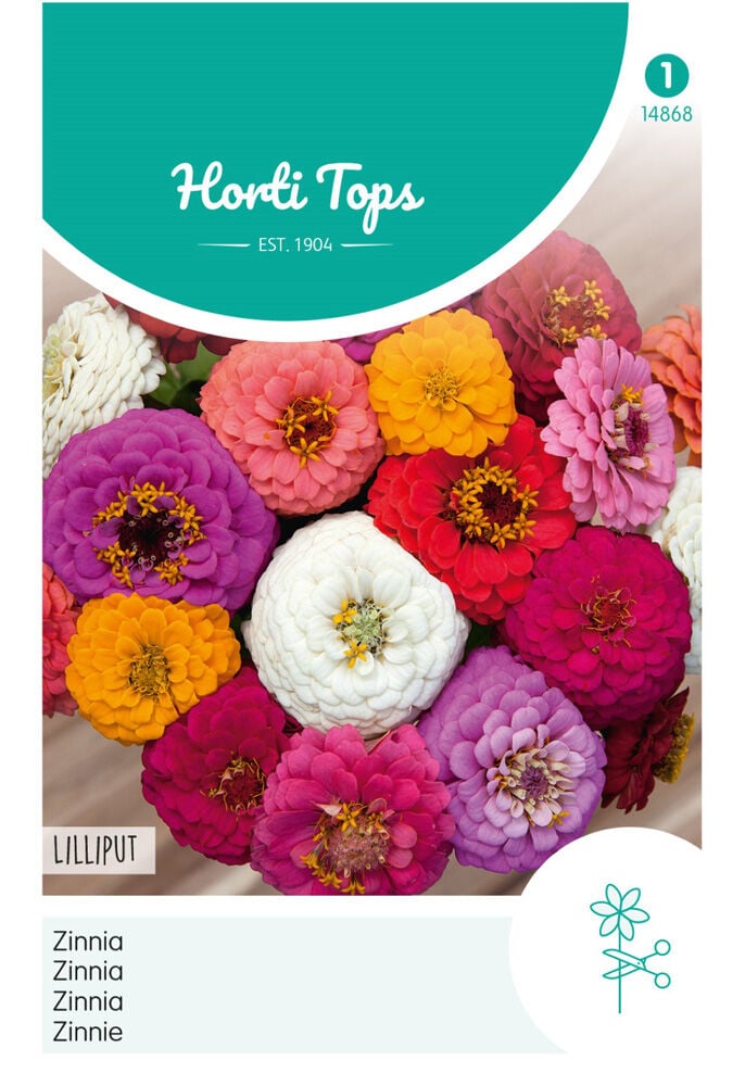 Hortitops Zinnia Lilliput - Bloemzaden Hortitops Zinnia Lilliput - Bloemzaden