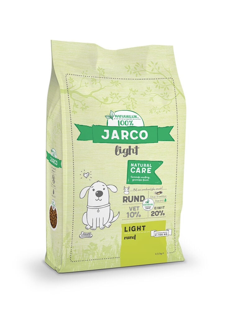 Jarco Dog Light - Hondenvoer - 12500 Gram - rund Jarco Dog Light - Hondenvoer - 12500 Gram - rund