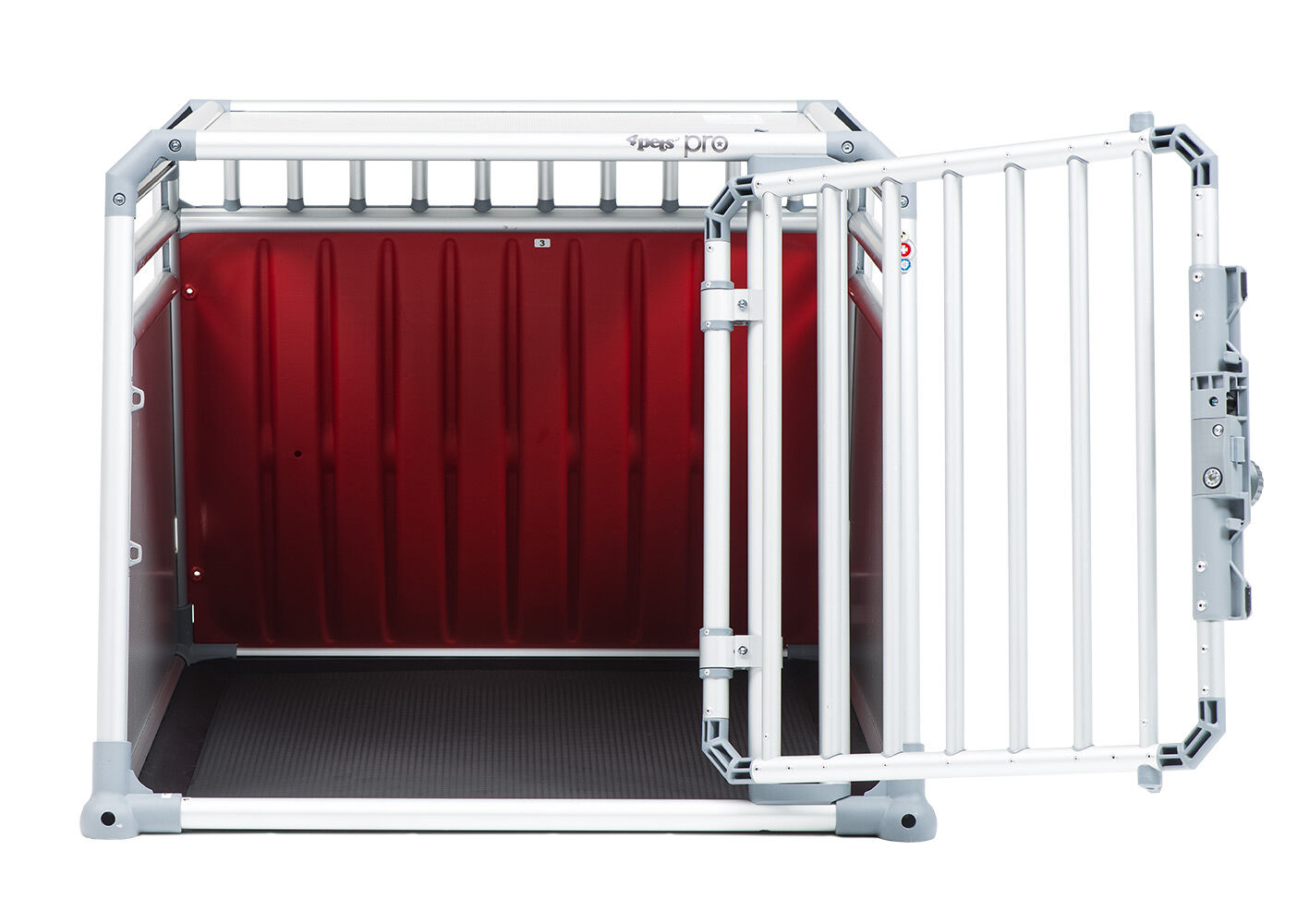 4Pets Pro 4 - Autobench hond - chroom - 66x81.5x83.5 cm - M