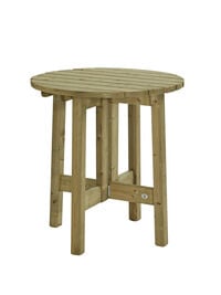 Talen statafel rond 100cm - Bruin - 1x1x110 cm