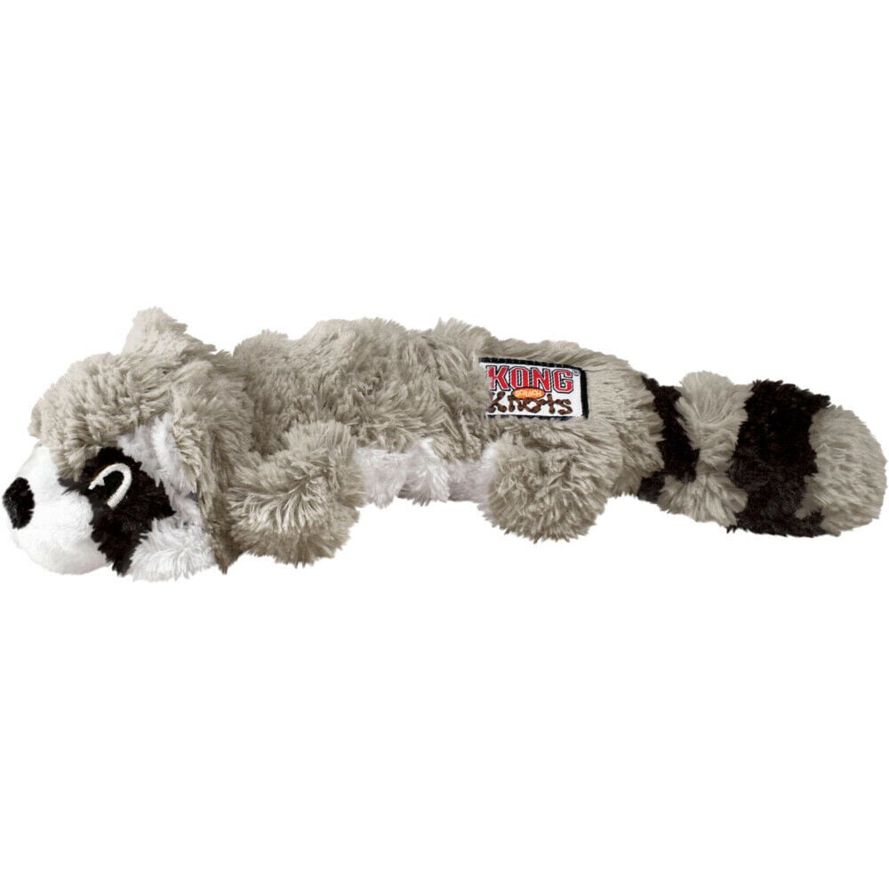Kong Scrunch Knots Wasbeer Knuffel - Hondenspeelgoed