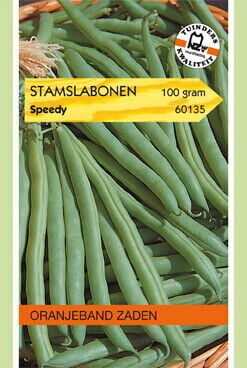 Oranjeband zaden Stamslabonen Speedy - Groentezaden