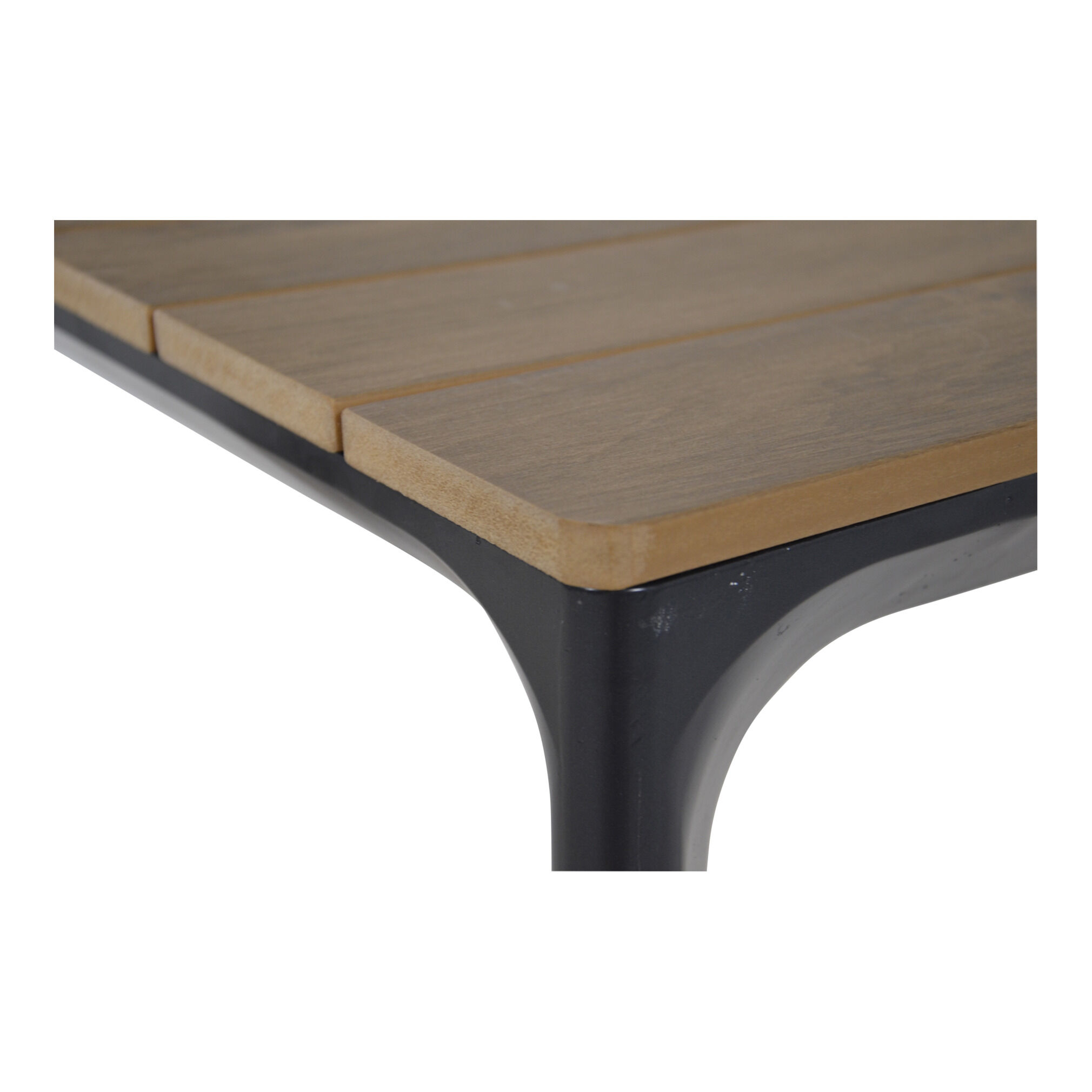 Lesli Living Arezzo - Tuintafel - Teaklook - 1x90x160 cm