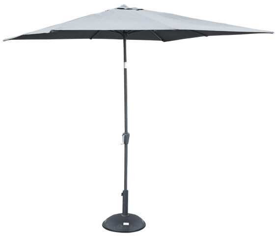 Lesli Living Libra Stokparasol - Parasol - Grijs - 250x250 cm Lesli Living Libra Stokparasol - Parasol - Grijs - 250x250 cm