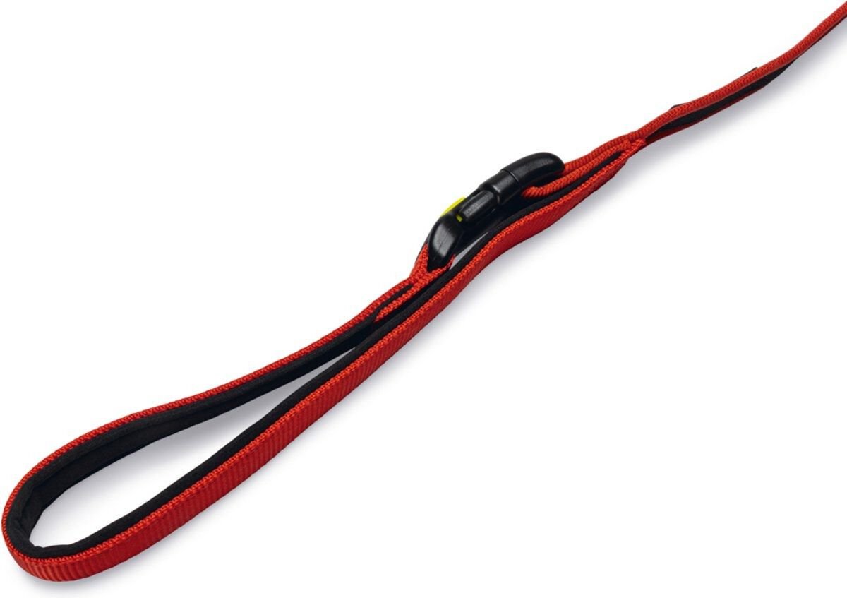 Beeztees Parinca Premium - Hondenriem - rood - 500 cm