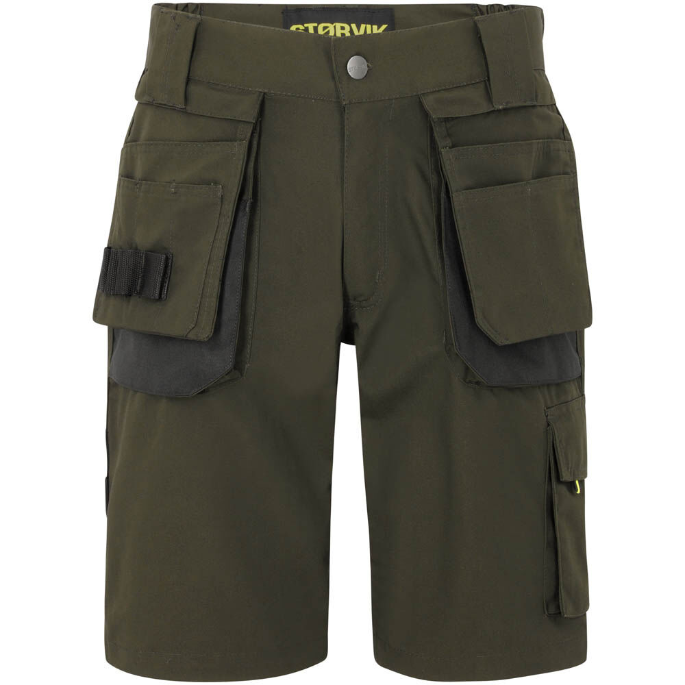 Störvik Job - Werkbermuda - Olijfgroen - 2XL Störvik Job - Werkbermuda - Olijfgroen - 2XL