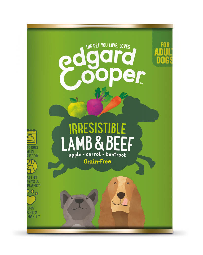 Edgard & Cooper Adult - Hondenvoer - 400 Gram - rund, lam Edgard & Cooper Adult - Hondenvoer - 400 Gram - rund, lam