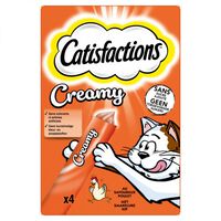 Catisfactions Creamy - Kattensnack - 10 Gram - Kip