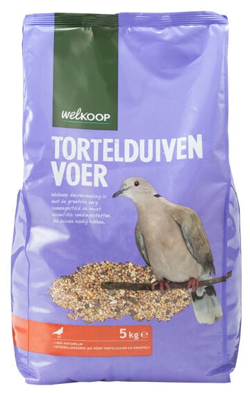 Welkoop Tortelduivenvoer - 5 Kilogram Welkoop Tortelduivenvoer - 5 Kilogram