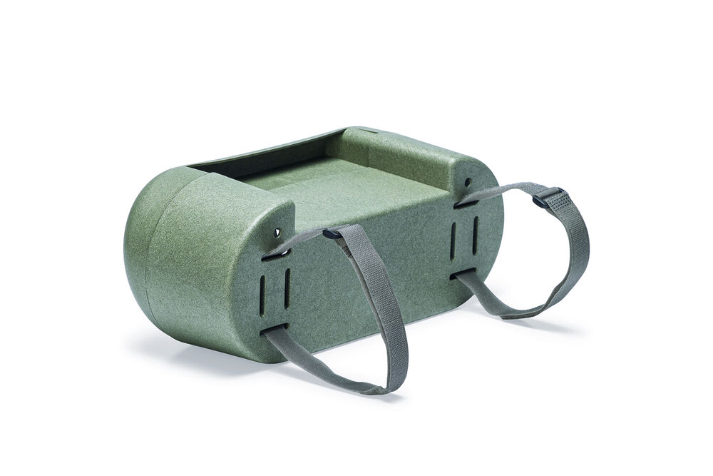 Beeztees - Kippenvoerbak - Grijs Groen - 30x13x14 cm